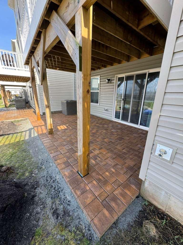 Covered Paver Patio — Prestige Home Construction, Hudson County, NJ
