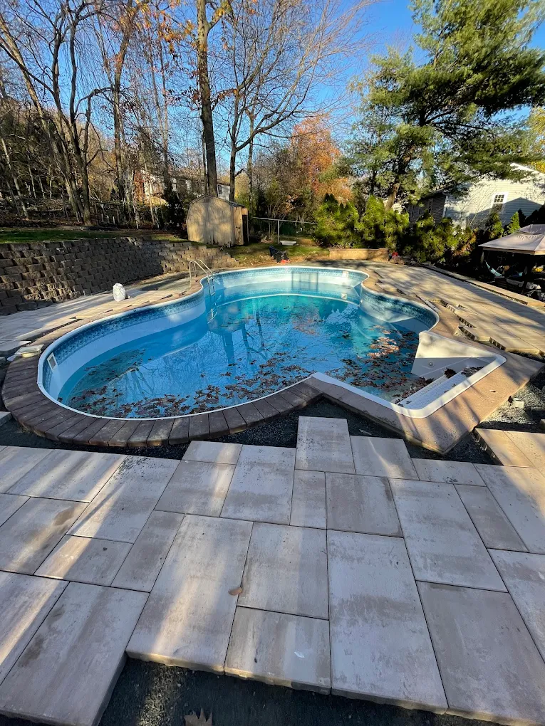 Poolside Pavers — Prestige Home Construction, Hunterdon County, NJ