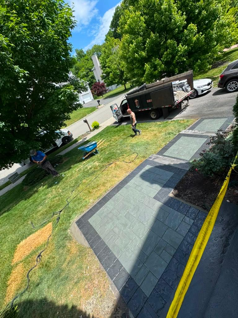 Front Walkway Panel Design — Prestige Home Construction, Monmouth County, NJ