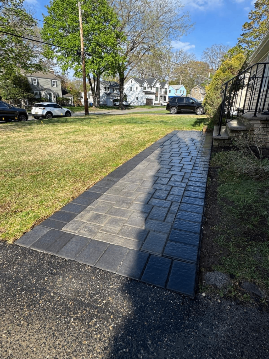 Gray Walk With Black Border — Prestige Home Construction, Middlesex County, NJ