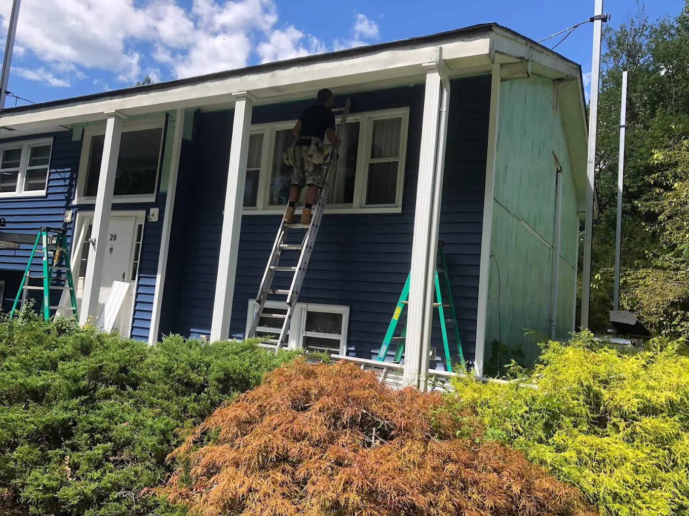 Siding In Progress — Prestige Home Construction, Morris County, NJ